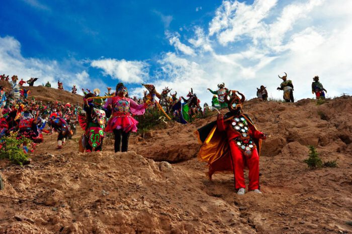 Bajada de los diablos Uquía