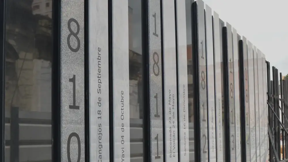 Muro de las batallas en el Cabildo de Jujuy