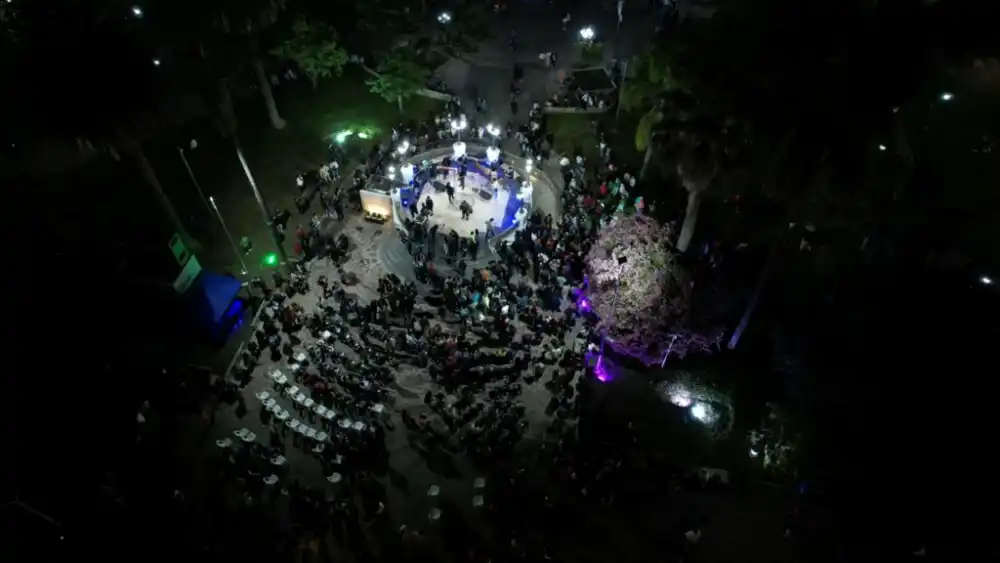 Reinauguraron la glorieta de Plaza Belgrano y vuelve a tomar protagonismo